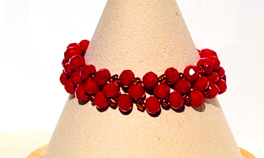 Red Fire Elegance Bracelet