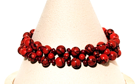 Red Turquoise Dream Bracelet
