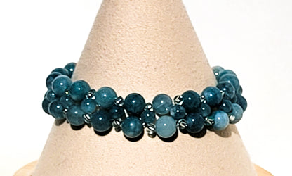 Crystal Blue Horizon Bracelet