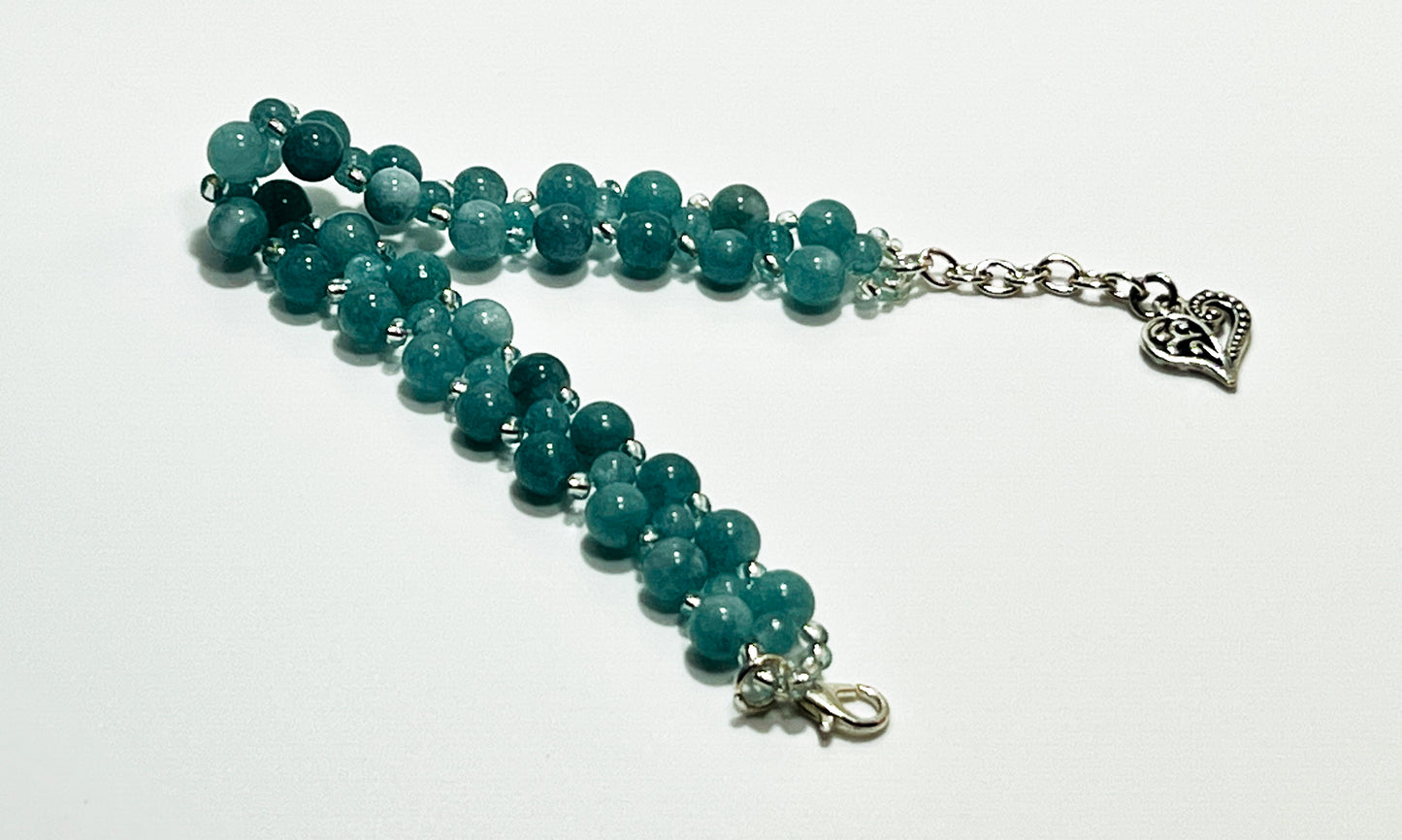 Crystal Blue Horizon Bracelet