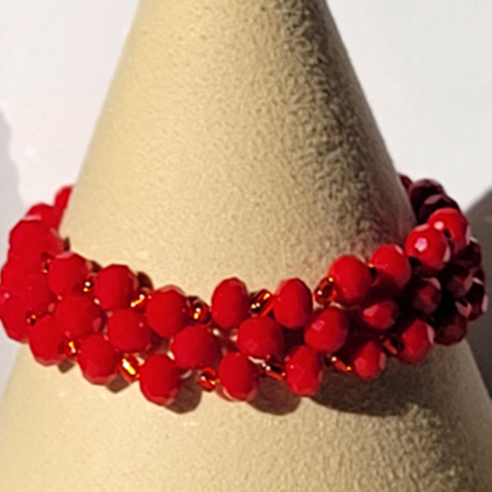 Red Fire Elegance Bracelet