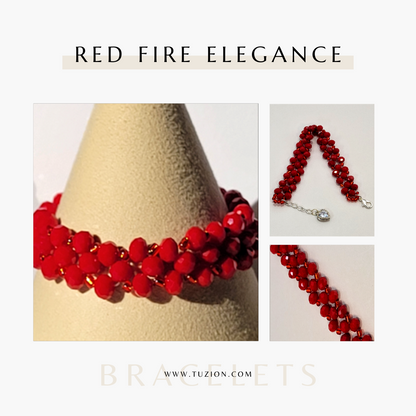 Red Fire Elegance Bracelet